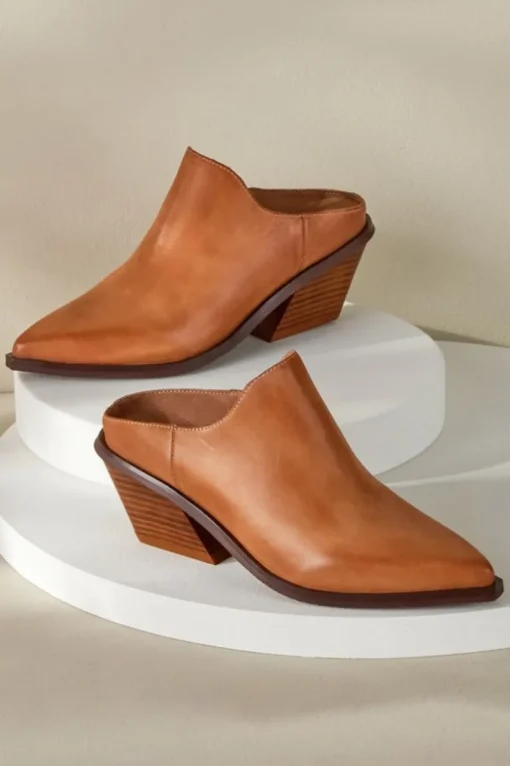 Antelope Caleb Leather Mules
