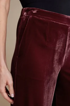 Aria Velvet Wide Leg Pants
