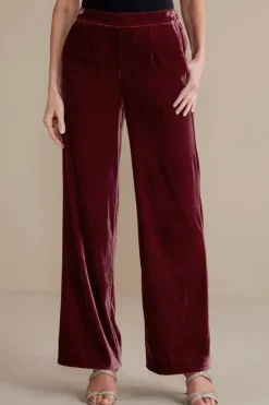 Aria Velvet Wide Leg Pants