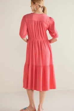 Arielle Gauze Midi Dress