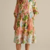 Bellicia Embroidered Midi Dress