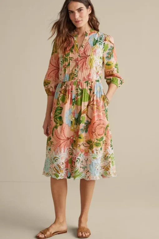 Bellicia Embroidered Midi Dress