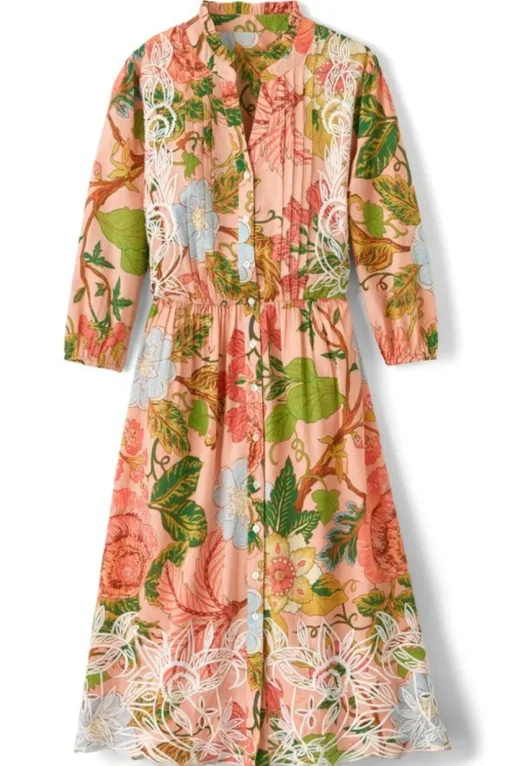 Bellicia Embroidered Midi Dress