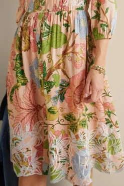 Bellicia Embroidered Midi Dress