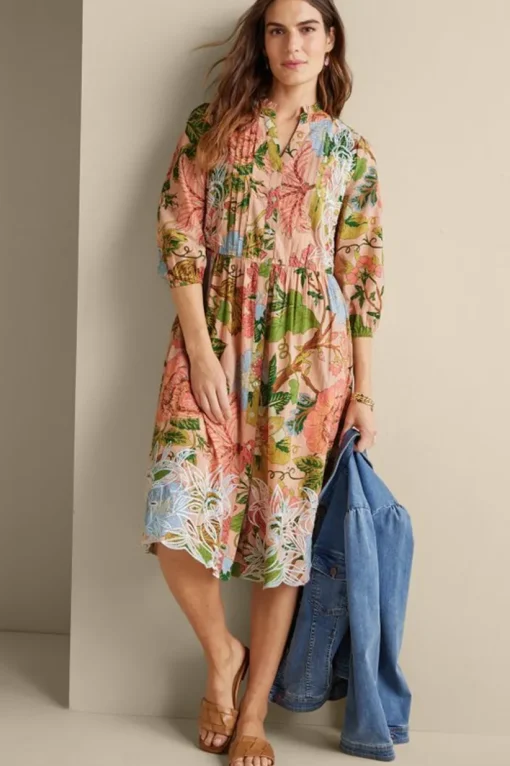 Bellicia Embroidered Midi Dress