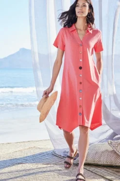 Danielle Button Dress