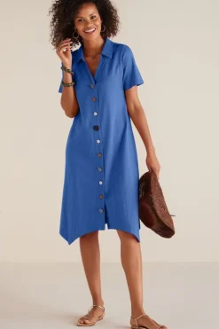 Danielle Button Dress