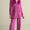 Dixie Velour Wide Leg Pants