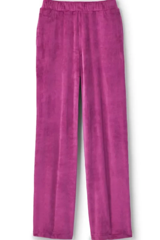Dixie Velour Wide Leg Pants
