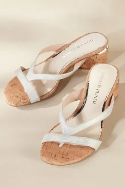 Donald Pliner Mida Cork Heel Slide