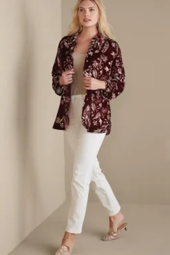 Icon Silk Velvet Poets Tunic Shirt