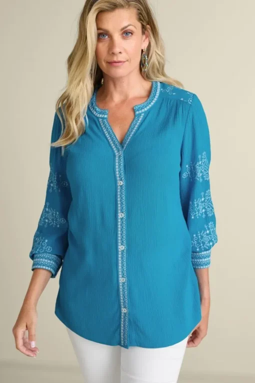 Imane Gauze Tunic