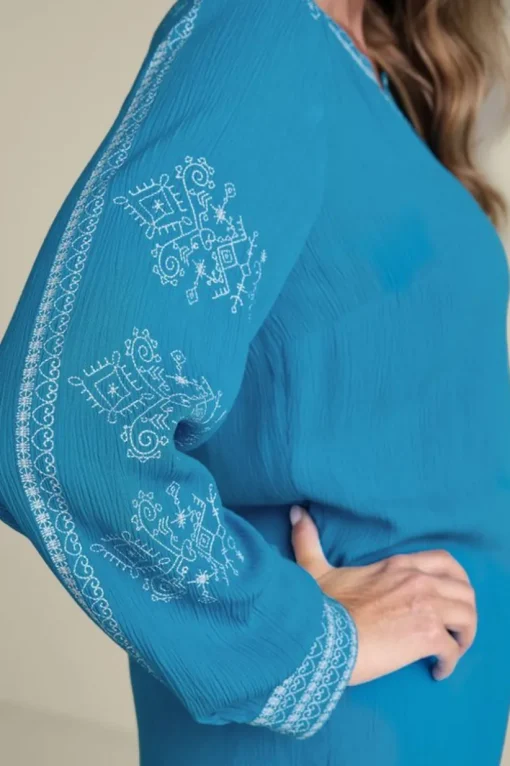 Imane Gauze Tunic
