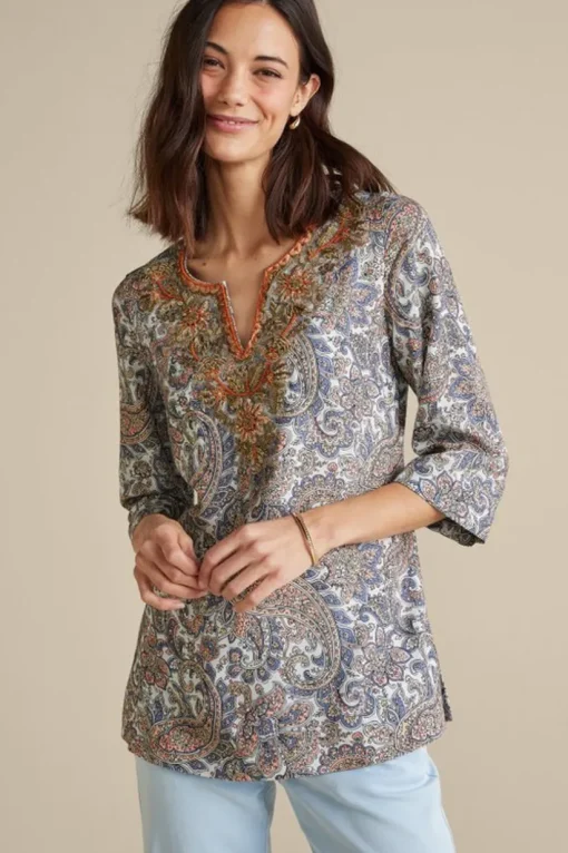 Kaimana Embellished Tunic