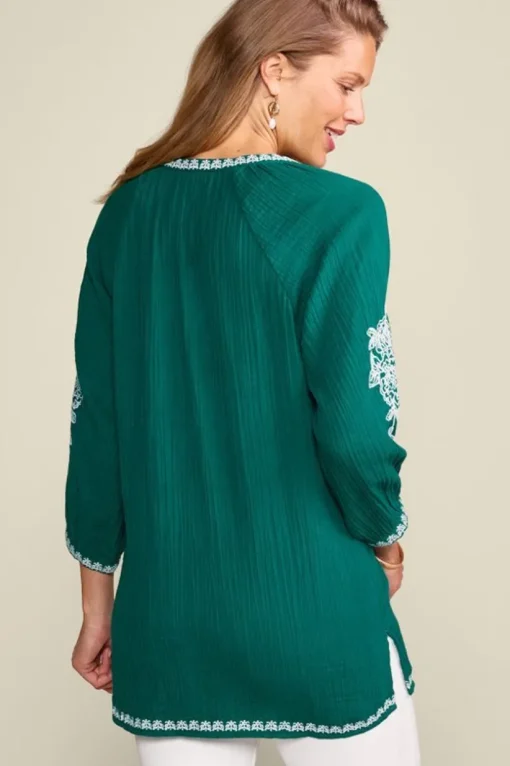 Katie Gauze Tunic