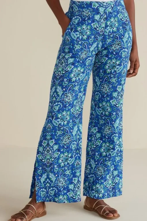 Khulani Wide Leg Gauze Pants