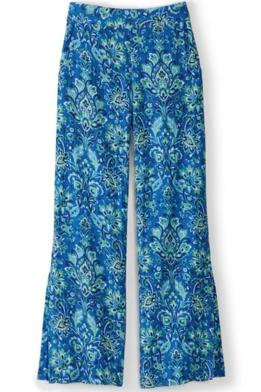 Khulani Wide Leg Gauze Pants