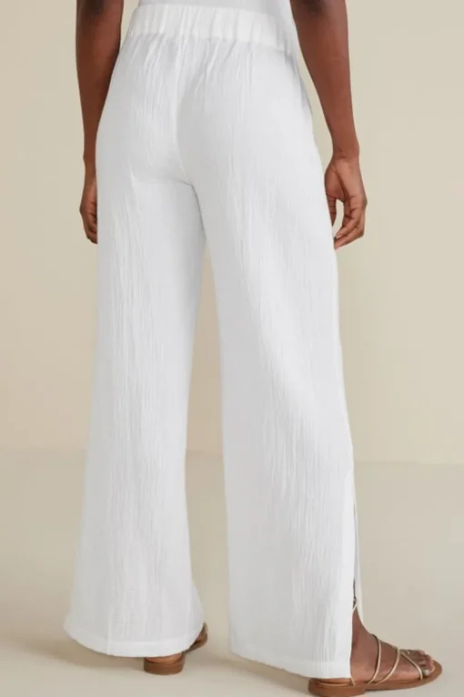 Khulani Wide Leg Gauze Pants