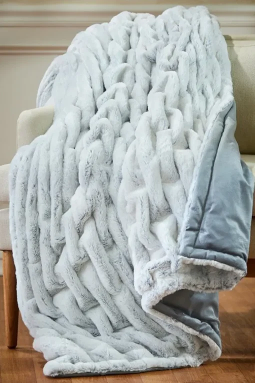 La Parisienne Faux Fur Throw