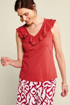 Marybeth Ruffle Tank