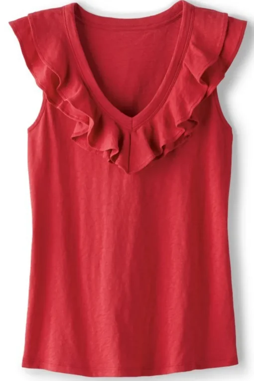 Marybeth Ruffle Tank