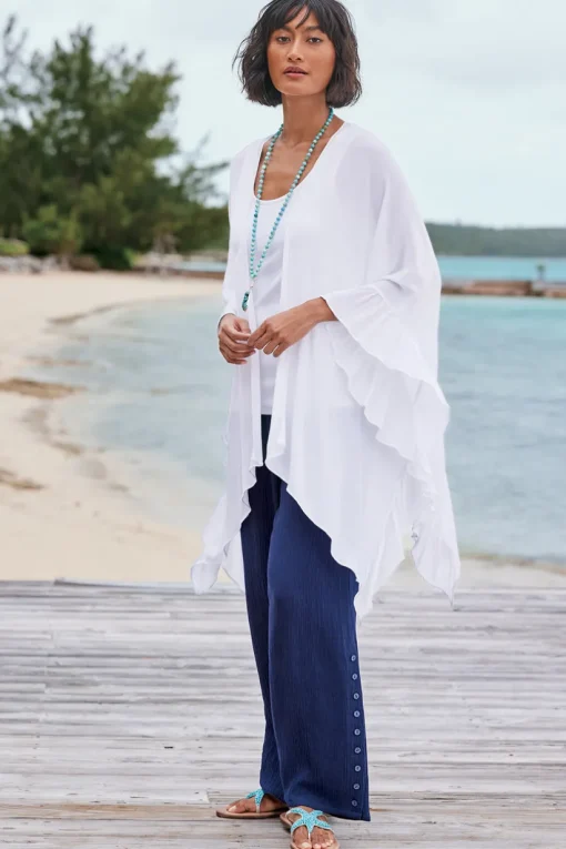 Oceo Gauze Wide-Leg Pants