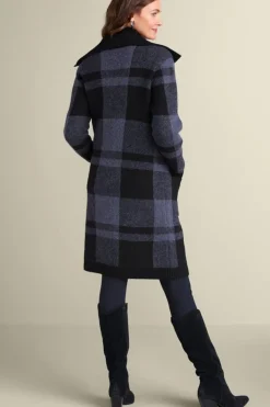 Posh Plaid Cardigan