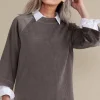 Samina Corduroy Pullover