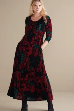 Santiago Stretch Velvet Dress