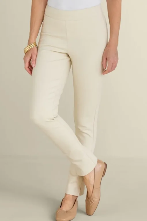 Soft Essential Ponte Slim Leg Pants