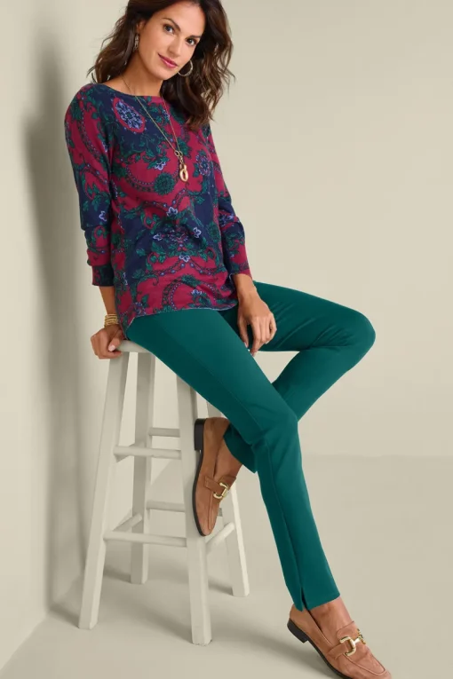Soft Essential Ponte Slim Leg Pants