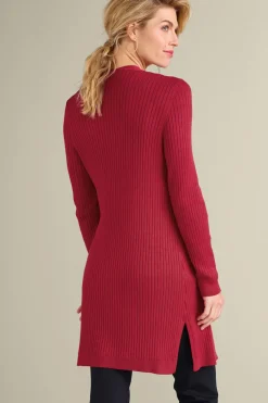 Soft Essential Ribbed Long Cardi