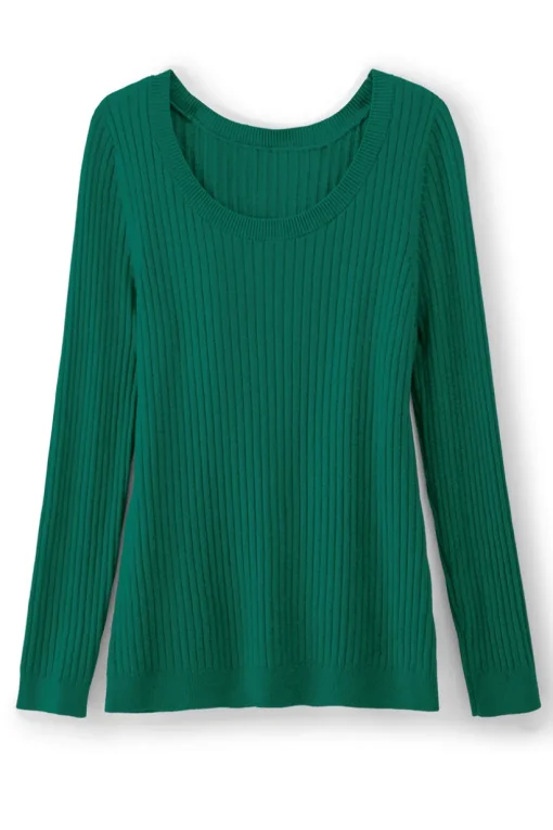 Soft Essential Ribbed Pullover Sweater
