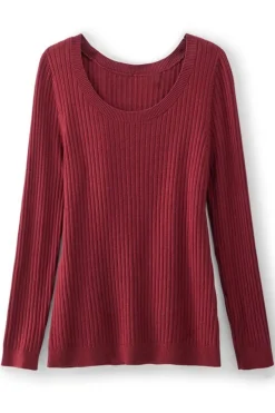 Soft Essential Ribbed Pullover Sweater