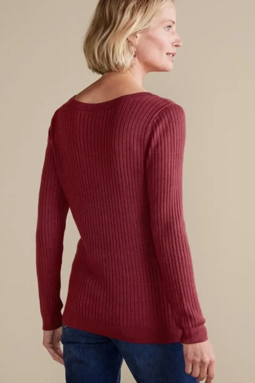 Soft Essential Ribbed Pullover Sweater