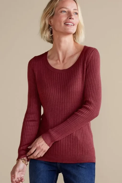 Soft Essential Ribbed Pullover Sweater