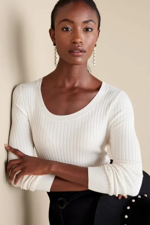 Soft Essential Ribbed Pullover Sweater