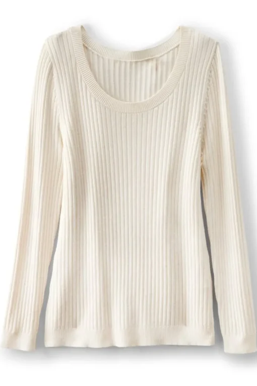Soft Essential Ribbed Pullover Sweater
