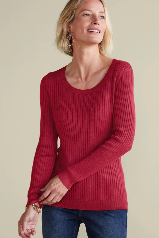 Soft Essential Ribbed Pullover Sweater