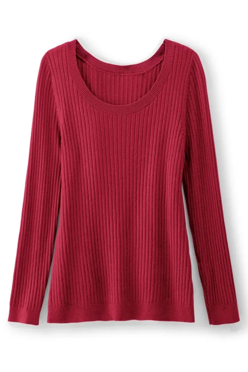 Soft Essential Ribbed Pullover Sweater