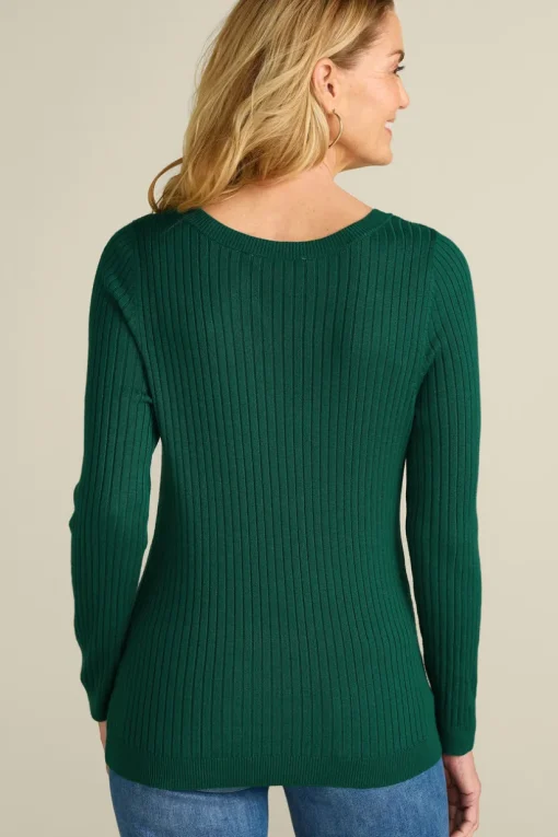 Soft Essential Ribbed Pullover Sweater