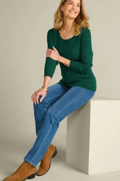 Soft Essential Ribbed Pullover Sweater