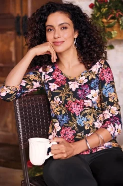 Soft Essential Supima 3/4 Sleeve Tee I