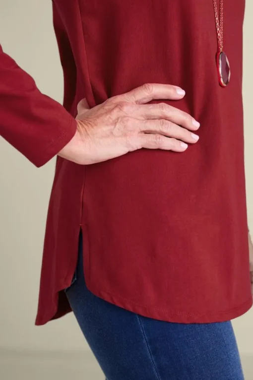 Soft Essential Supima Isabel Long Sleeve Tunic