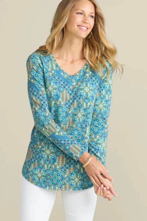 Soft Essential Supima Isabel Long Sleeve Tunic