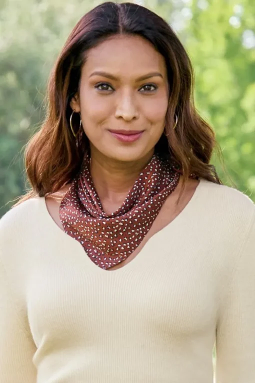 Sylvia Silk Square Scarf