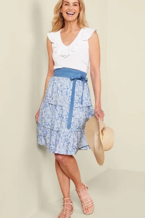Talisa Linen Blend Skirt