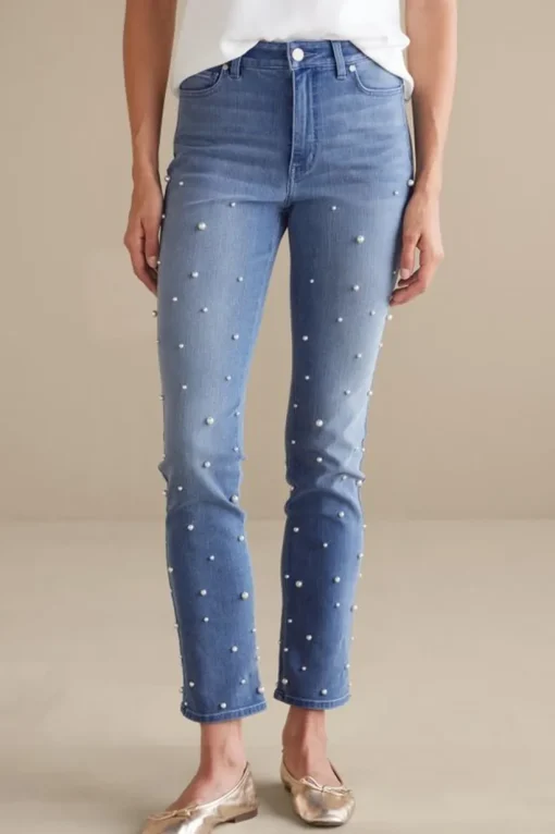 Ultimate Denim Pearl Straight Leg Jeans