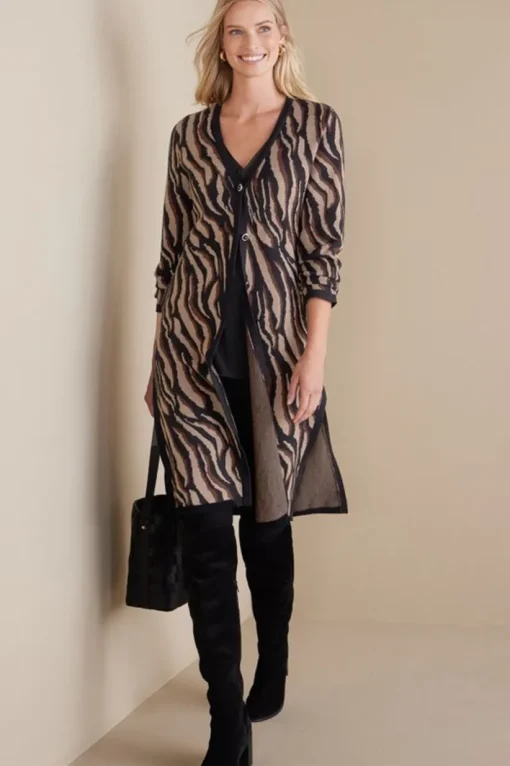 Veronica Jacquard Cardigan