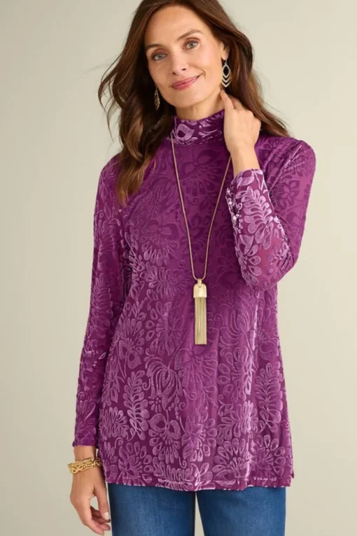 Walden Velvet Turtleneck